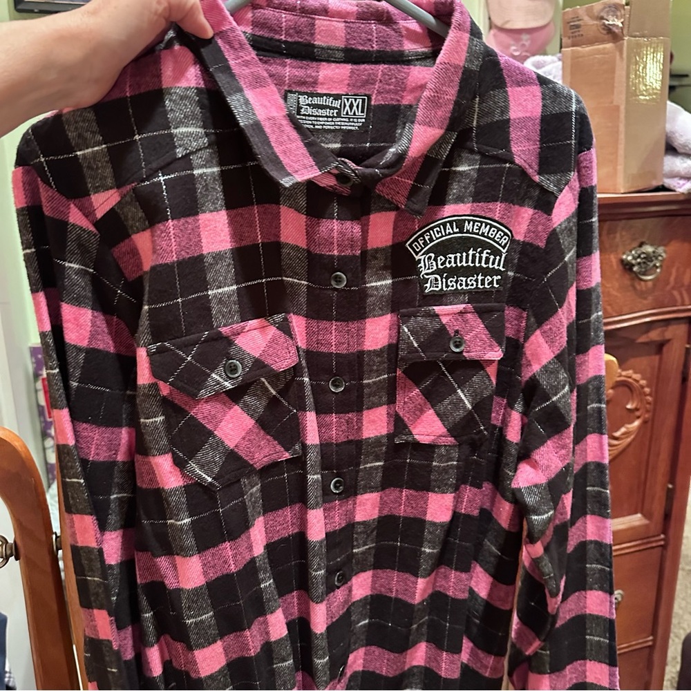Beautiful Disaster flannel shirt